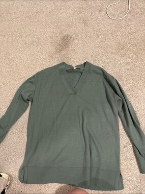 LOFT Green V-Neck Sweater